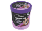 Cupă de înghețată Gelatelli bogată în proteine, aromă de ciocolată cremoasă.