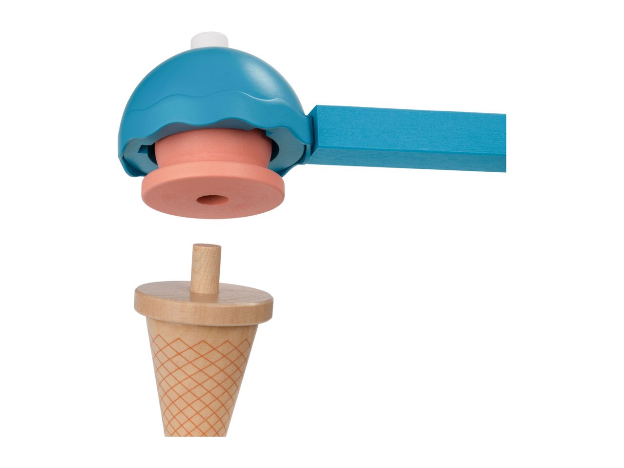 Go to full screen view: Playtive Ice Cream Cart - 18 Piece set - Image 4