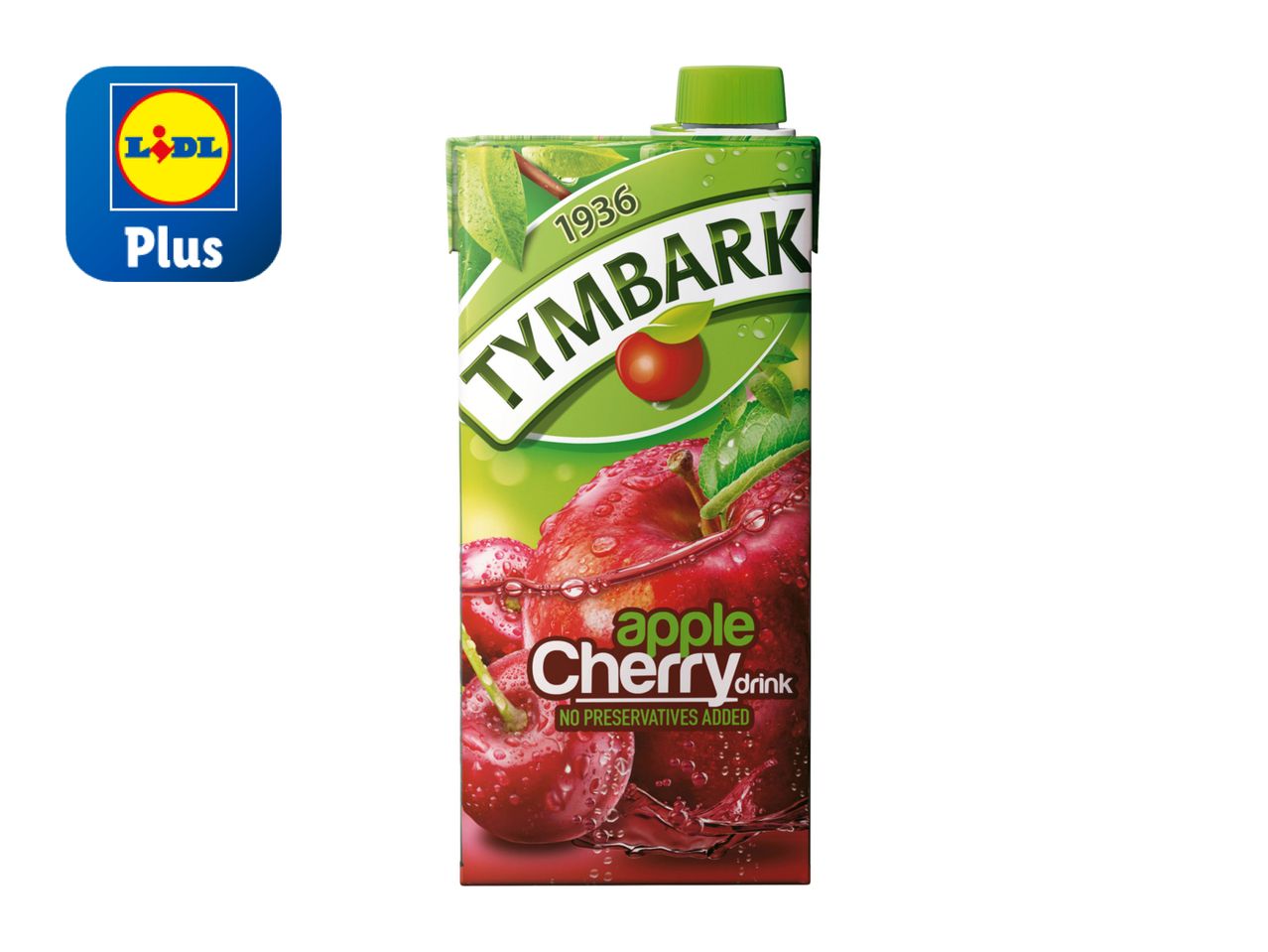 Tymbark Sour Cherry juice carton from Lidl.