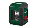 A green and black Parkside laser level with a red power button.