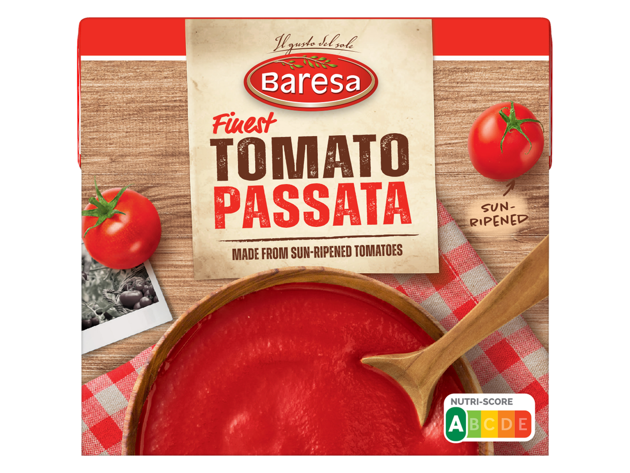 Bareza, la meilleure passata de tomates mûries au soleil.