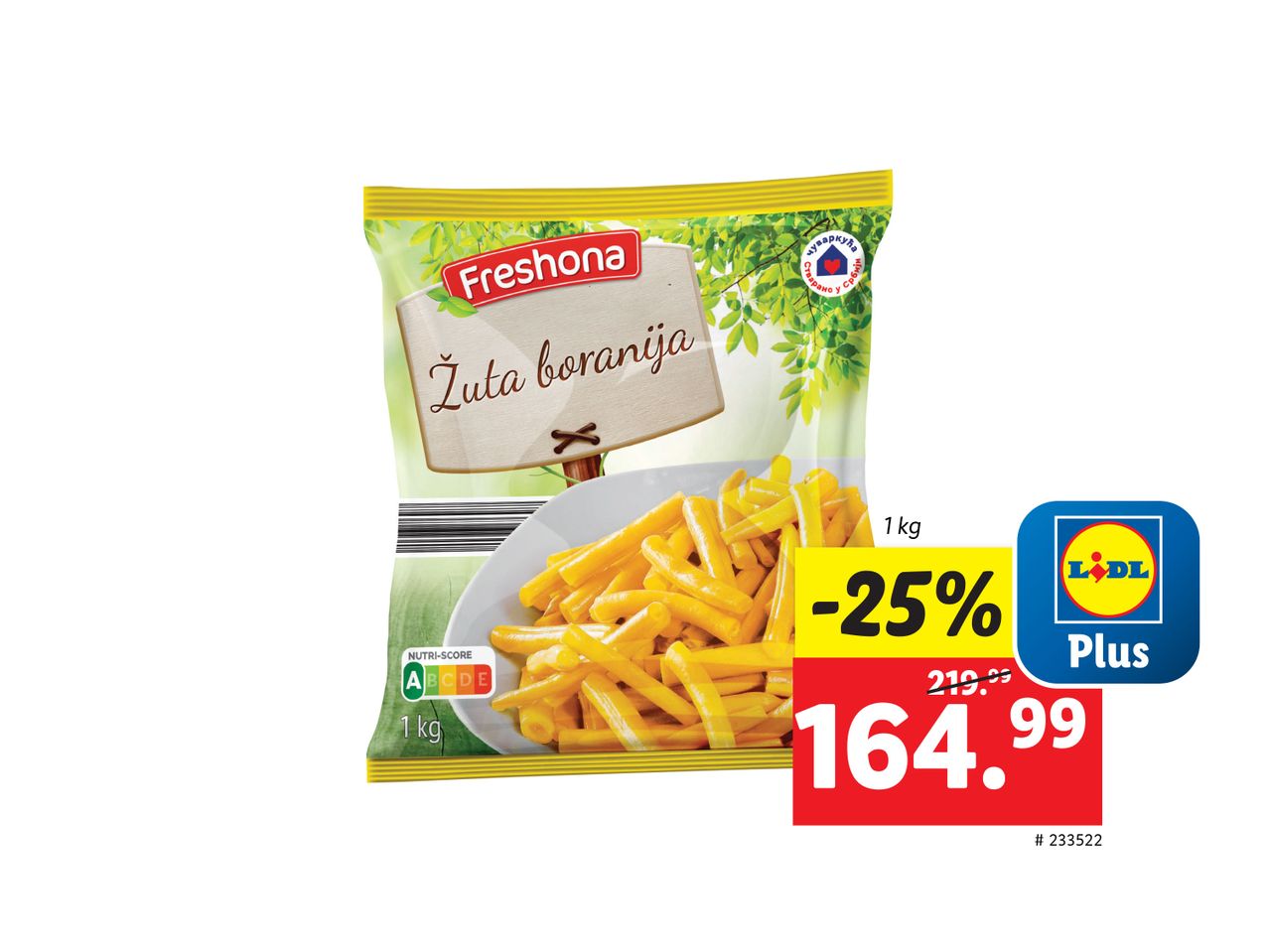 Zamrznuta žuta boranija