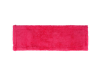 Pano de microfibra rosa.