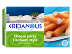 Eridanous Griekse halloumi kaassticks, 180g, voorgebakken en bevroren.