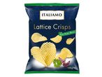 Sac de chips ondulées Italimo saveur pesto verde.