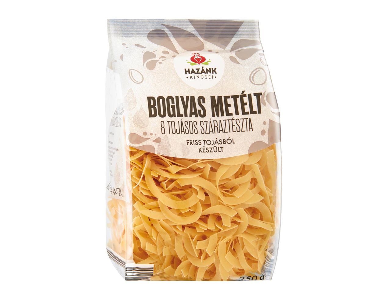 Hazánk Kincses tészta: tojásos metélt.