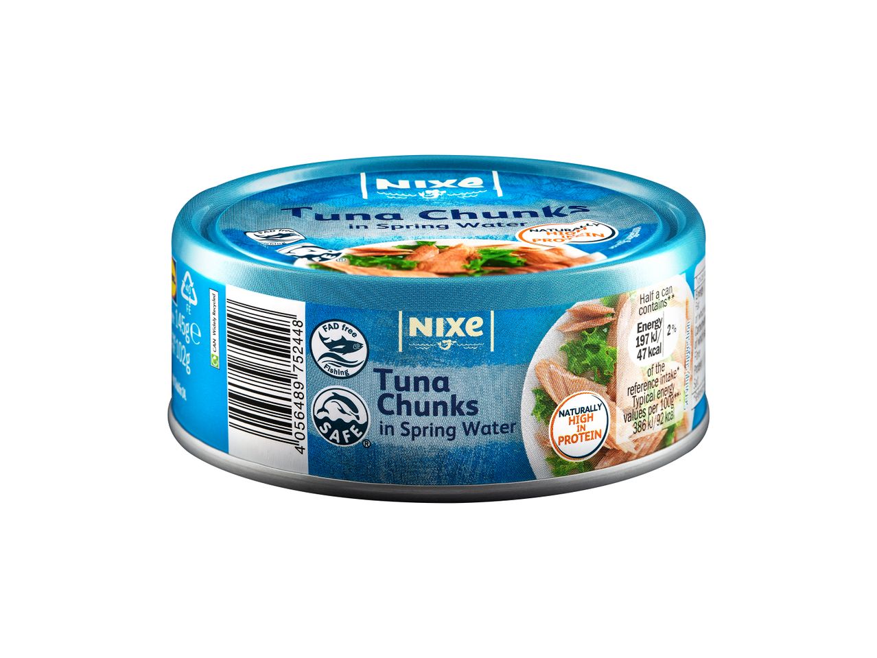 Go to full screen view: Nixe Tuna Chunks in Spring Water - Image 1
