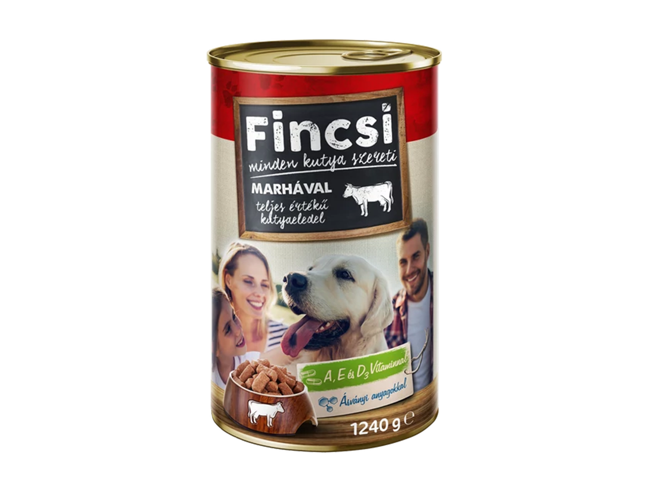 Marhás nedves kutyaeledel 1240 g-os kiszerelésben