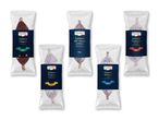 Fem pakker italiensk salami, herunder Napoli, Rustico, del maso antico, Paesano og Milano, alle 200g.
