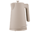 SILVERCREST® 3000W Kettle in a beige ribbed design.