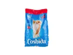 Coshida: cat food with beef, poultry, and peas.