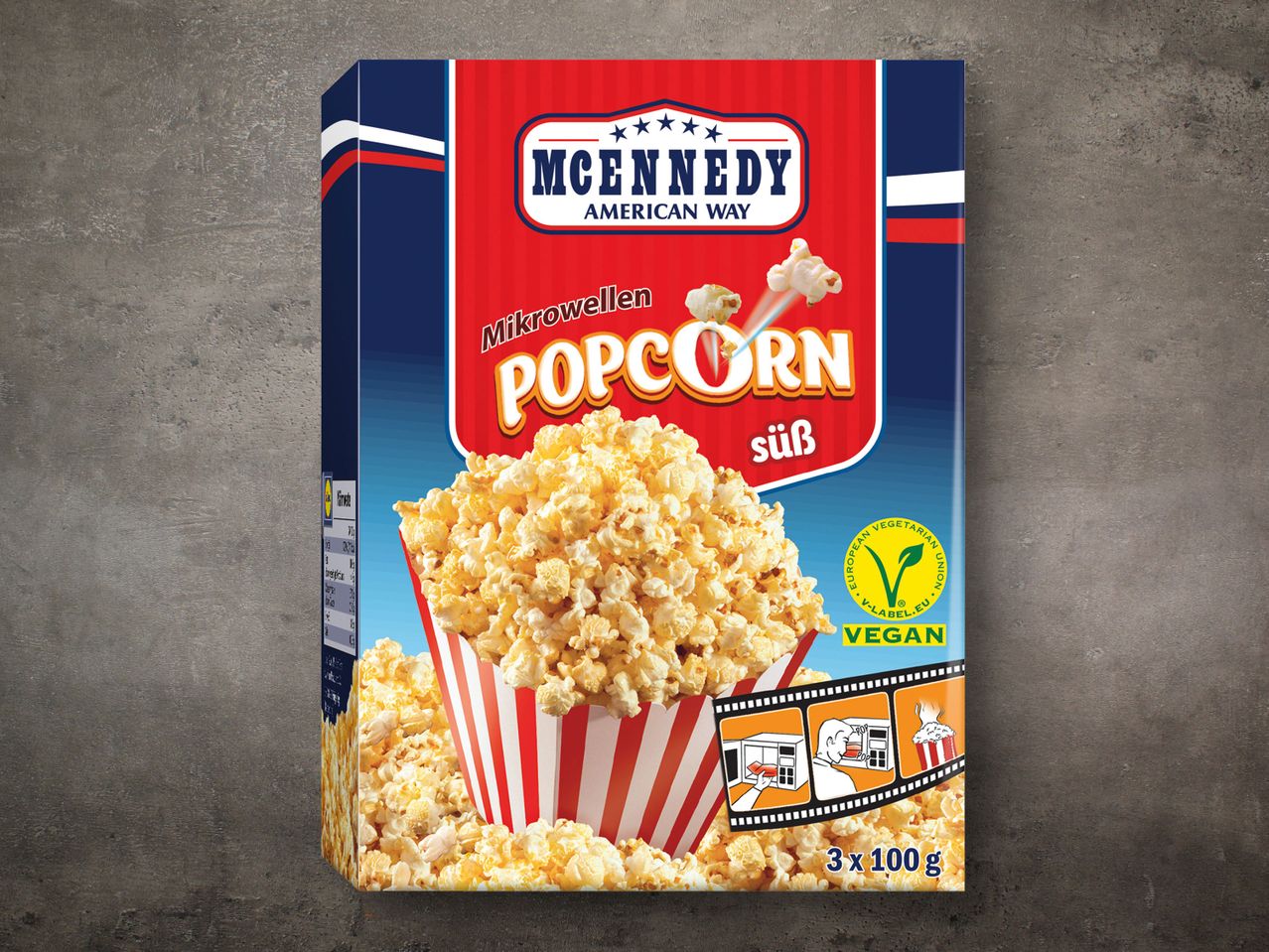 McEnnedy Mikrowellen Popcorn | USA, ab 01.02.