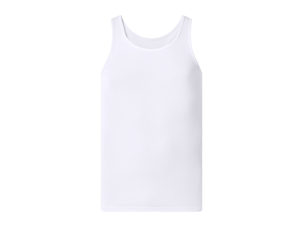 Men's white tank top undershirt