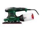 A Parkside PSS 270 C3 electric sander with dust collection container.