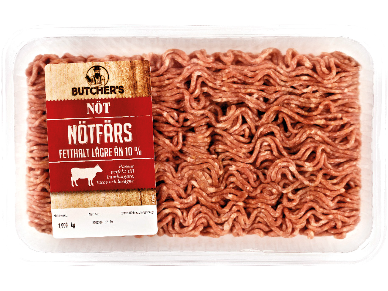 Förpackning med Köttfärs från Kronans.