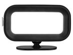 Black rectangular LED light on a stand