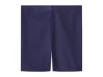 Dark blue cycling shorts with an elasticated waistband.