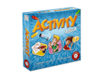 Activity Junior Brettspiel mit spielenden Kindern und Sanduhr