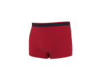 Boxers vermelhos com cós elástico preto
