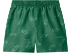 Calções de banho LUPILU verdes com padrão de dinossauros.