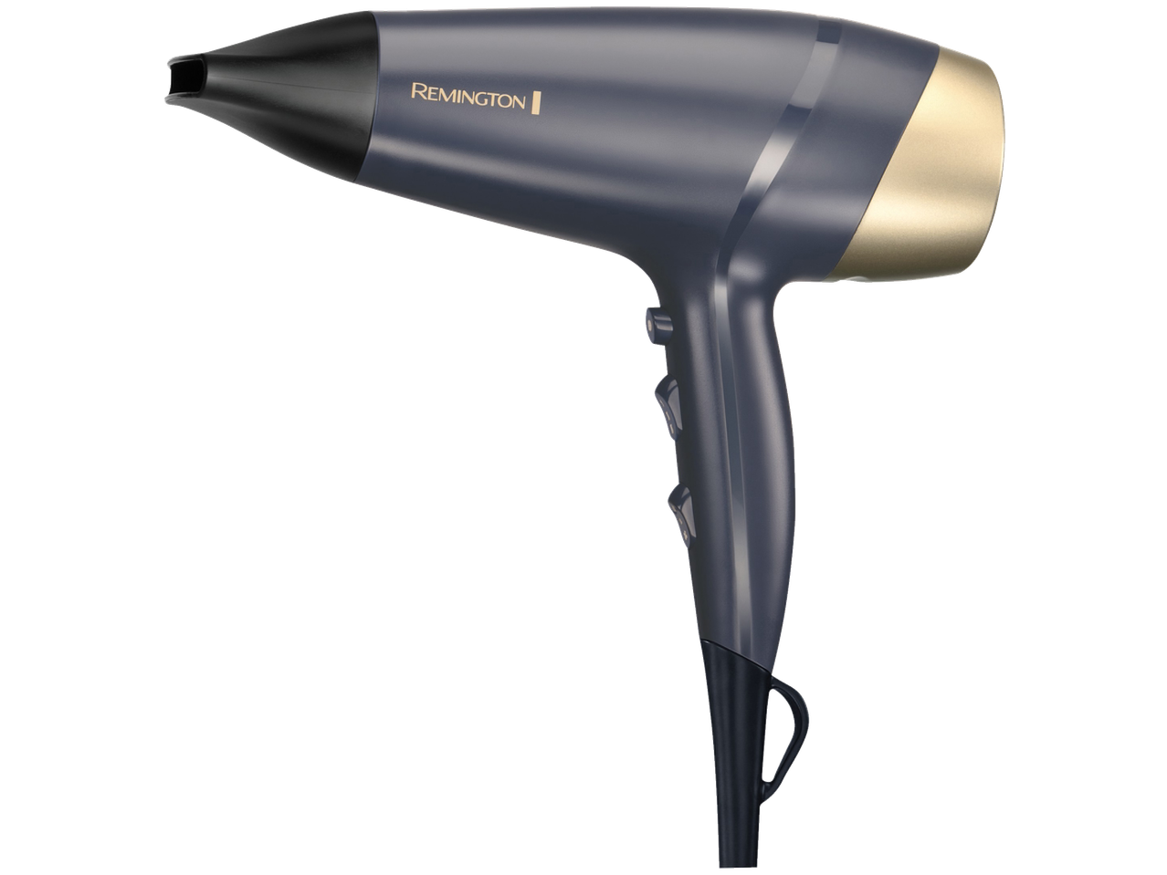 Secador de cabelo REMINGTON 2200 W, cinzento escuro com detalhes dourados