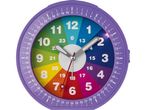 Orologio didattico colorato con quadrante numerato per imparare a leggere l'ora.