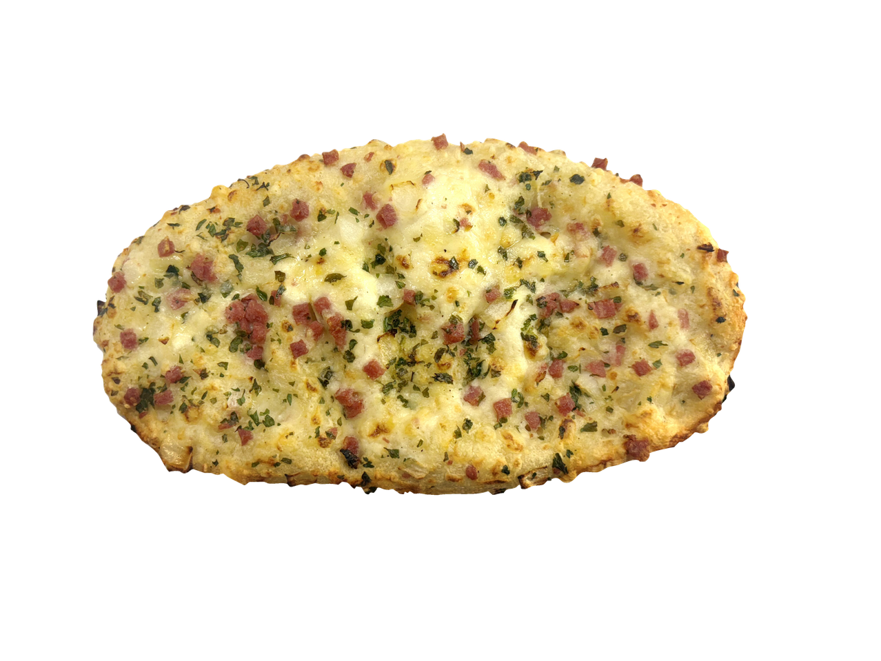 Brood met kaas en ham.