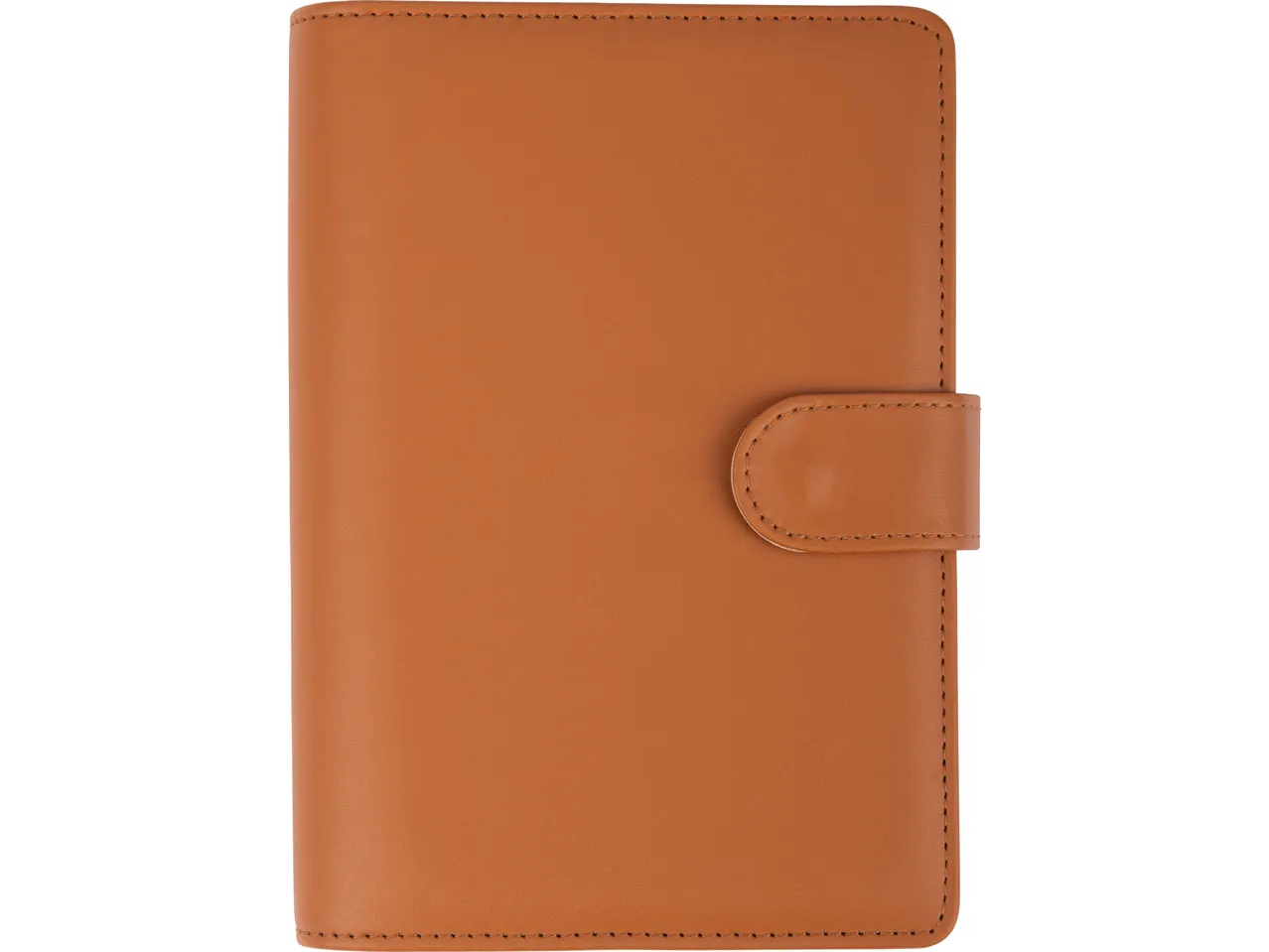 Rudas odinis planuoklis su užsegimu spaude