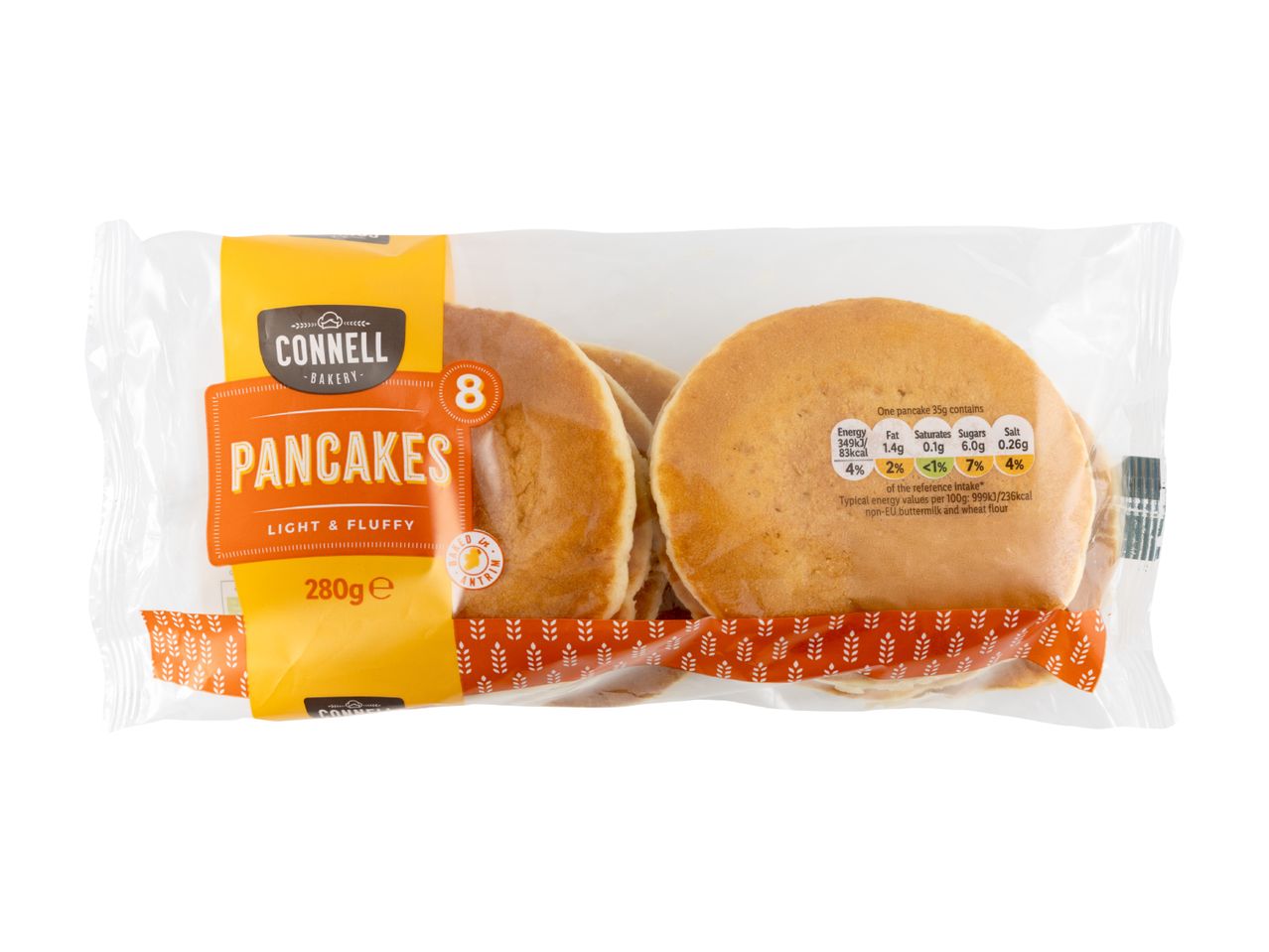 Connell Bakery Pancakes, 8-pack, 280g