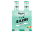 Freeway Tonic Bergamot 4-pack met twee zichtbare flessen