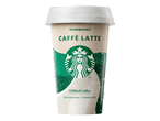 Чаша за кафе с надпис „Caffè Latte“ и „Chilled Coffee“, с капки вода по нея.