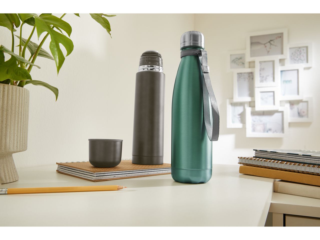 Go to full screen view: Stainless Steel Insulated Flask or Travel Mug - Image 4