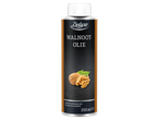Fles walnootolie met walnoten en bladeren, 250 ml.