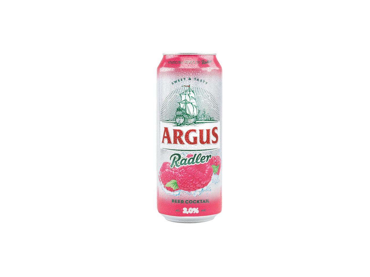 Argus Radler gervuogių skonio skardinė.