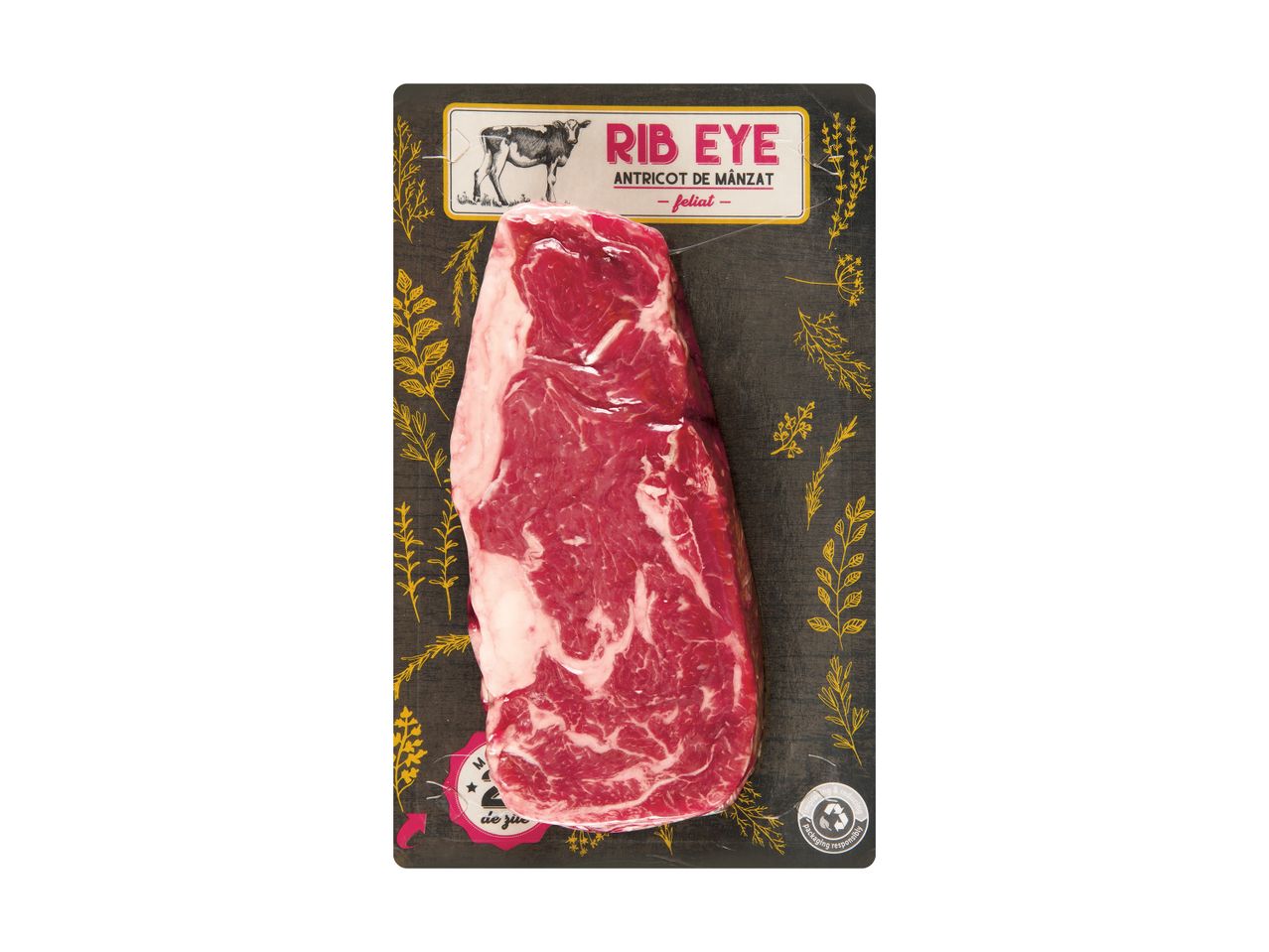 Accesați vizualizarea pe ecran complet: Antricot de mânzat (Rib Eye Steak) - Imagine 1
