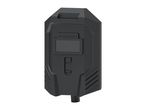 A black Parkside power tool battery charger.