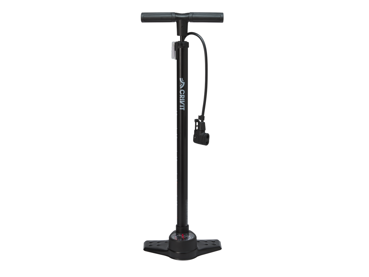 Crivit bicycle pump with gauge.