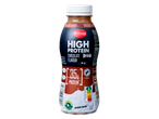 Milbona high-protein chocolade drank: 35g eiwit, laag vetgehalte.