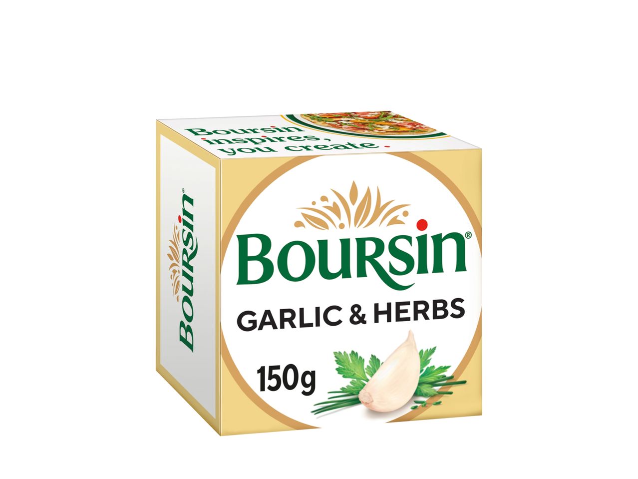 Go to full screen view: Boursin Garlic & Herb - Image 1