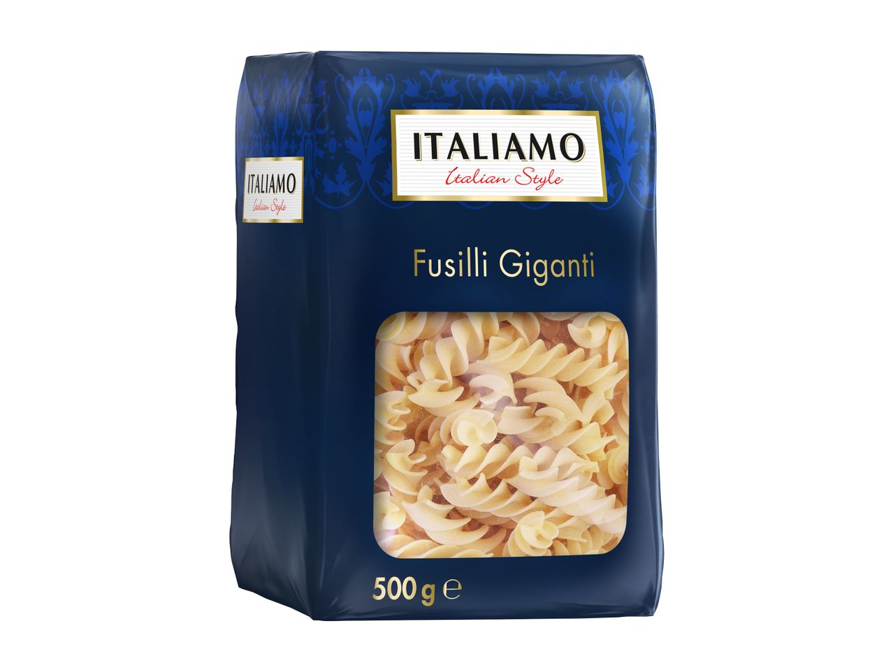 Pakend Italian Fusilli Giganti pastaga