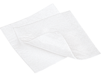 Sensiplast non-woven wound dressings, white, with a textured surface.