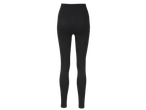 CRIVIT naadloze sportlegging voor dames, zwart, achteraanzicht.