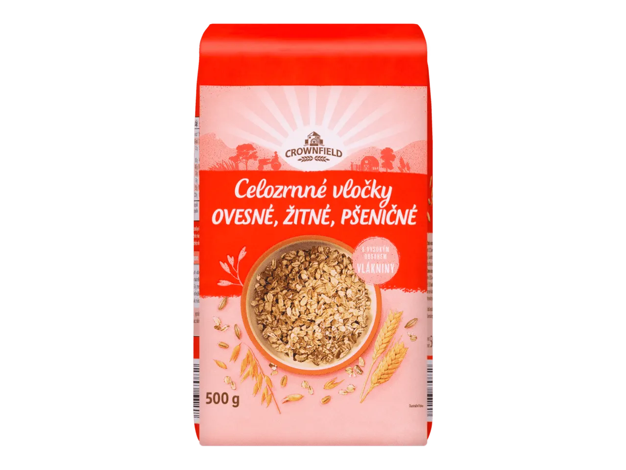 Celozrnná směs vloček