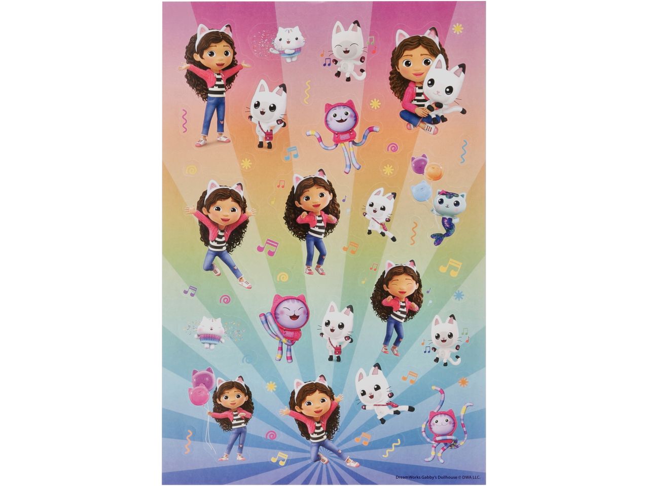 Set adesivi, 500 pezzi “Gabby's Dollhouse”