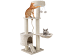Cat tree with two cats.