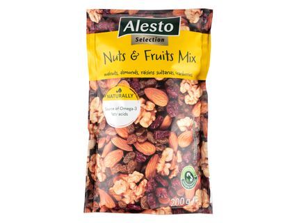 Mix de nuci, migdale, stafide și merișoare