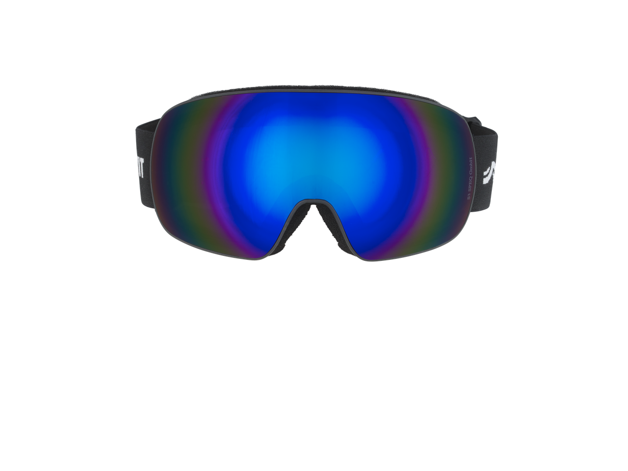 Esmara® unisex ski and snowboard goggles with blue mirrored lenses.