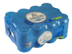 Cerveja Argus 0,0% sem álcool, pack de 12 latas de 330ml, em embalagem azul.