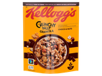 Rostban gazdag csokoládés és mogyorós granola, teljes kiőrlésű gabonával és mesterséges színezékek nélkül.