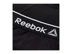 Black Reebok boxer shorts with logo.